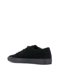 schwarze Wildleder niedrige Sneakers von Common Projects