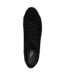 schwarze Wildleder niedrige Sneakers von Common Projects