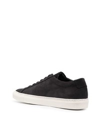 schwarze Wildleder niedrige Sneakers von Common Projects