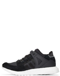 schwarze Wildleder niedrige Sneakers von adidas