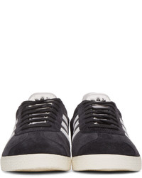 schwarze Wildleder niedrige Sneakers von adidas