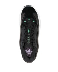 schwarze Wildleder niedrige Sneakers von adidas