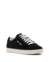 schwarze Wildleder niedrige Sneakers von Palm Angels