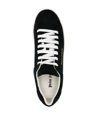 schwarze Wildleder niedrige Sneakers von Palm Angels