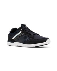 schwarze Wildleder niedrige Sneakers von Tommy Hilfiger