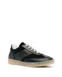 schwarze Wildleder niedrige Sneakers von MM6 MAISON MARGIELA