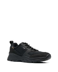 schwarze Wildleder niedrige Sneakers von Tommy Hilfiger