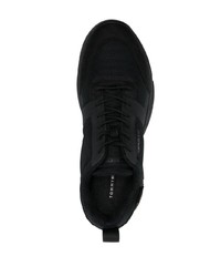 schwarze Wildleder niedrige Sneakers von Tommy Hilfiger