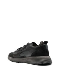 schwarze Wildleder niedrige Sneakers von Moma