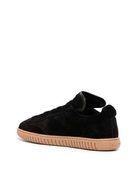 schwarze Wildleder niedrige Sneakers von Bally