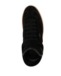 schwarze Wildleder niedrige Sneakers von Bally