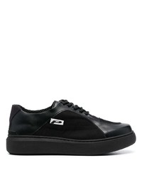 schwarze Wildleder niedrige Sneakers von PHILEO PARIS