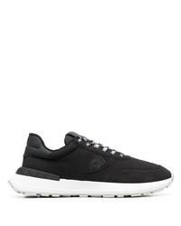 schwarze Wildleder niedrige Sneakers von Philippe Model Paris