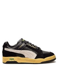 schwarze Wildleder niedrige Sneakers von Puma