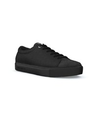 schwarze Wildleder niedrige Sneakers von SWEA