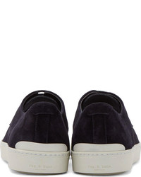 schwarze Wildleder niedrige Sneakers von Rag and Bone