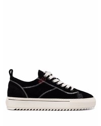 schwarze Wildleder niedrige Sneakers von Represent