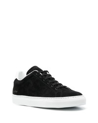 schwarze Wildleder niedrige Sneakers von Common Projects