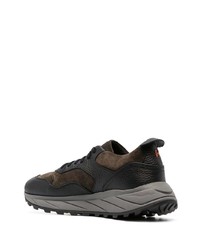 schwarze Wildleder niedrige Sneakers von Henderson Baracco