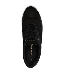 schwarze Wildleder niedrige Sneakers von Filling Pieces