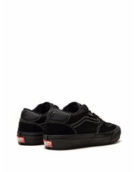 schwarze Wildleder niedrige Sneakers von Vans