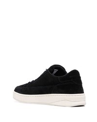 schwarze Wildleder niedrige Sneakers von Diesel