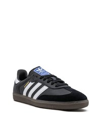 schwarze Wildleder niedrige Sneakers von adidas