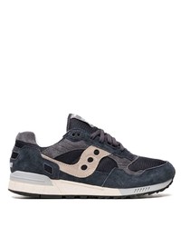 schwarze Wildleder niedrige Sneakers von Saucony