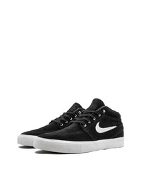 schwarze Wildleder niedrige Sneakers von Nike