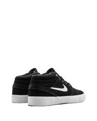 schwarze Wildleder niedrige Sneakers von Nike