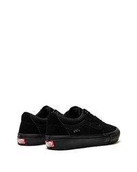 schwarze Wildleder niedrige Sneakers von Vans