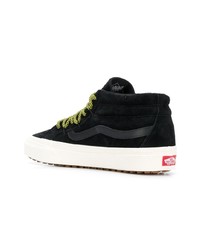 schwarze Wildleder niedrige Sneakers von Vans