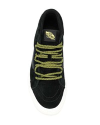 schwarze Wildleder niedrige Sneakers von Vans