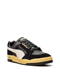 schwarze Wildleder niedrige Sneakers von Puma