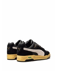 schwarze Wildleder niedrige Sneakers von Puma