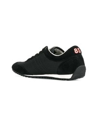 schwarze Wildleder niedrige Sneakers von Tommy Hilfiger