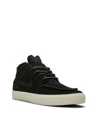 schwarze Wildleder niedrige Sneakers von Nike