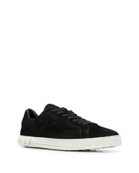 schwarze Wildleder niedrige Sneakers von Tod's