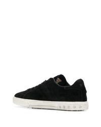 schwarze Wildleder niedrige Sneakers von Tod's