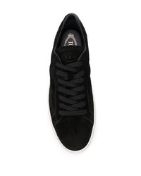 schwarze Wildleder niedrige Sneakers von Tod's