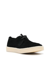 schwarze Wildleder niedrige Sneakers von Clarks Originals