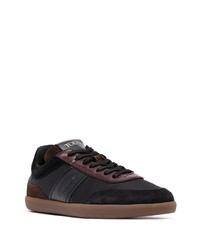 schwarze Wildleder niedrige Sneakers von Tod's