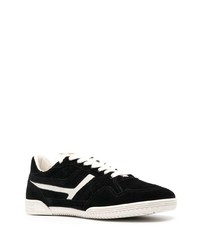 schwarze Wildleder niedrige Sneakers von Tom Ford