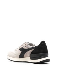 schwarze Wildleder niedrige Sneakers von Diadora