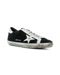 schwarze Wildleder niedrige Sneakers von Golden Goose Deluxe Brand