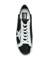 schwarze Wildleder niedrige Sneakers von Golden Goose Deluxe Brand