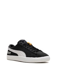 schwarze Wildleder niedrige Sneakers von Puma