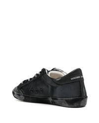 schwarze Wildleder niedrige Sneakers von Golden Goose