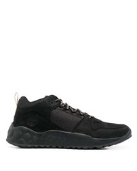 schwarze Wildleder niedrige Sneakers von Timberland