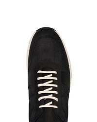 schwarze Wildleder niedrige Sneakers von Common Projects